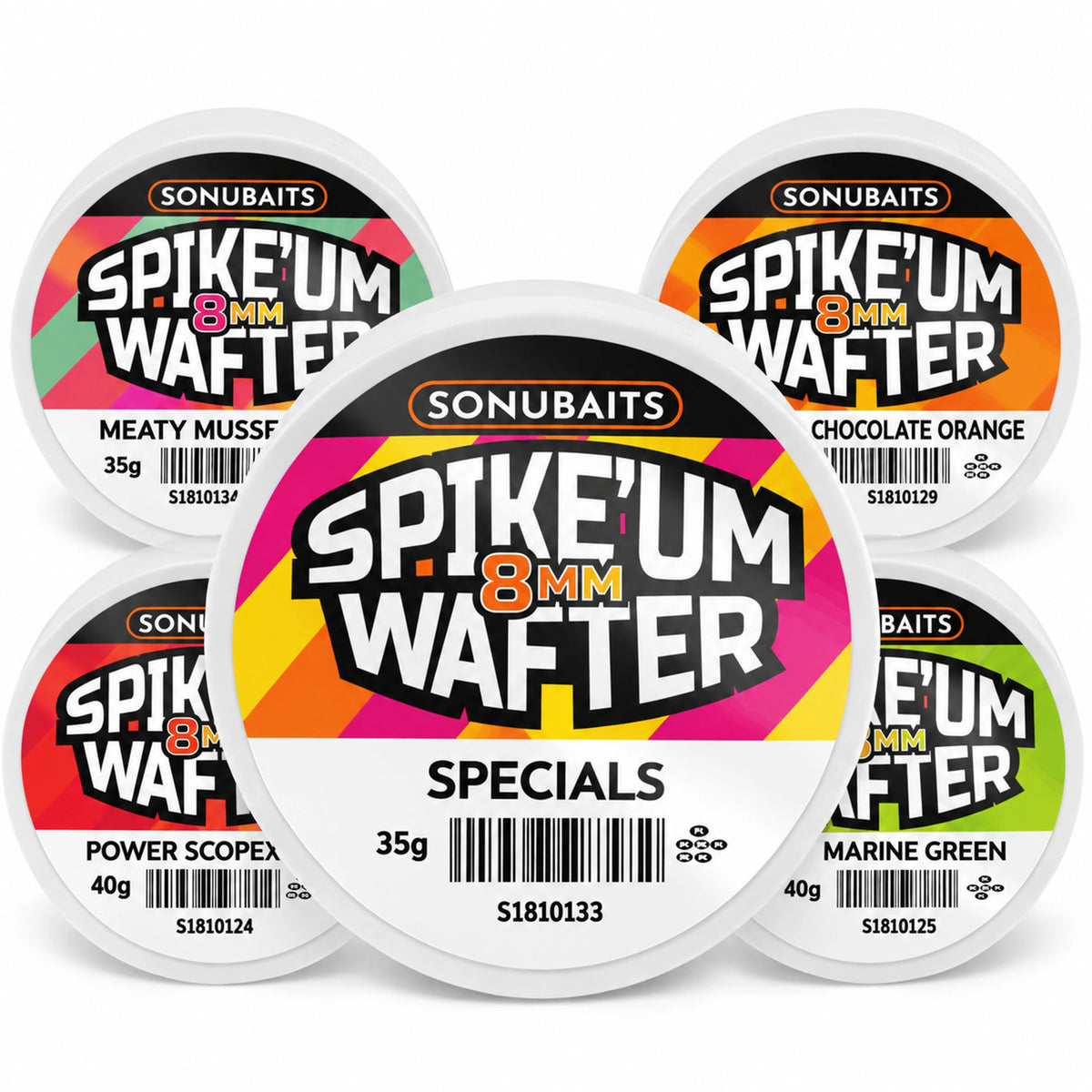 Sonubaits Spike’um Wafters 8mm assortiment