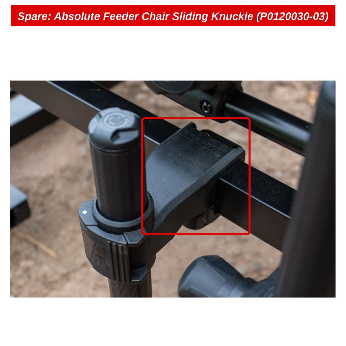 Spare: Absolute Feeder Chair Sliding Knuckle (P0120030-03)