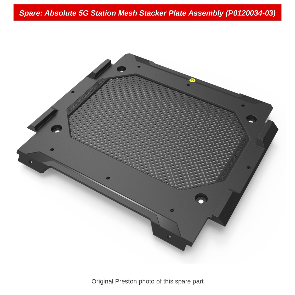Spare: Absolute 5G Station Mesh Stacker Plate Assembly (P0120034-03)