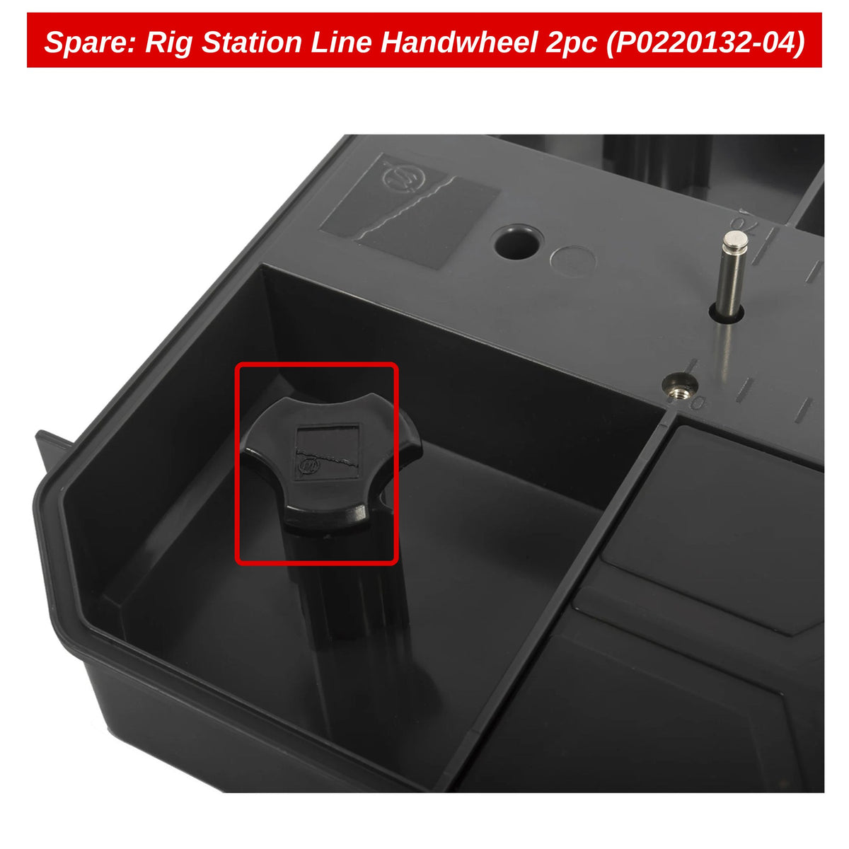 Spare: Rig Station Line Handwheel 2pc (P0220132-04)