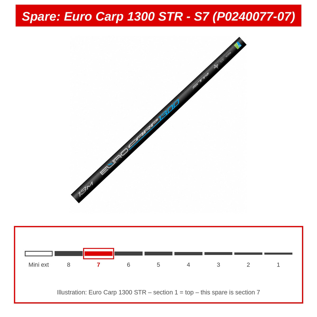 Spare: Euro Carp 1300 STR - S7 (P0240077-07)