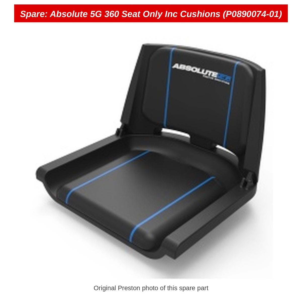 Spare: Absolute 5G 360 Seat Only Inc Cushions (P0890074-01)