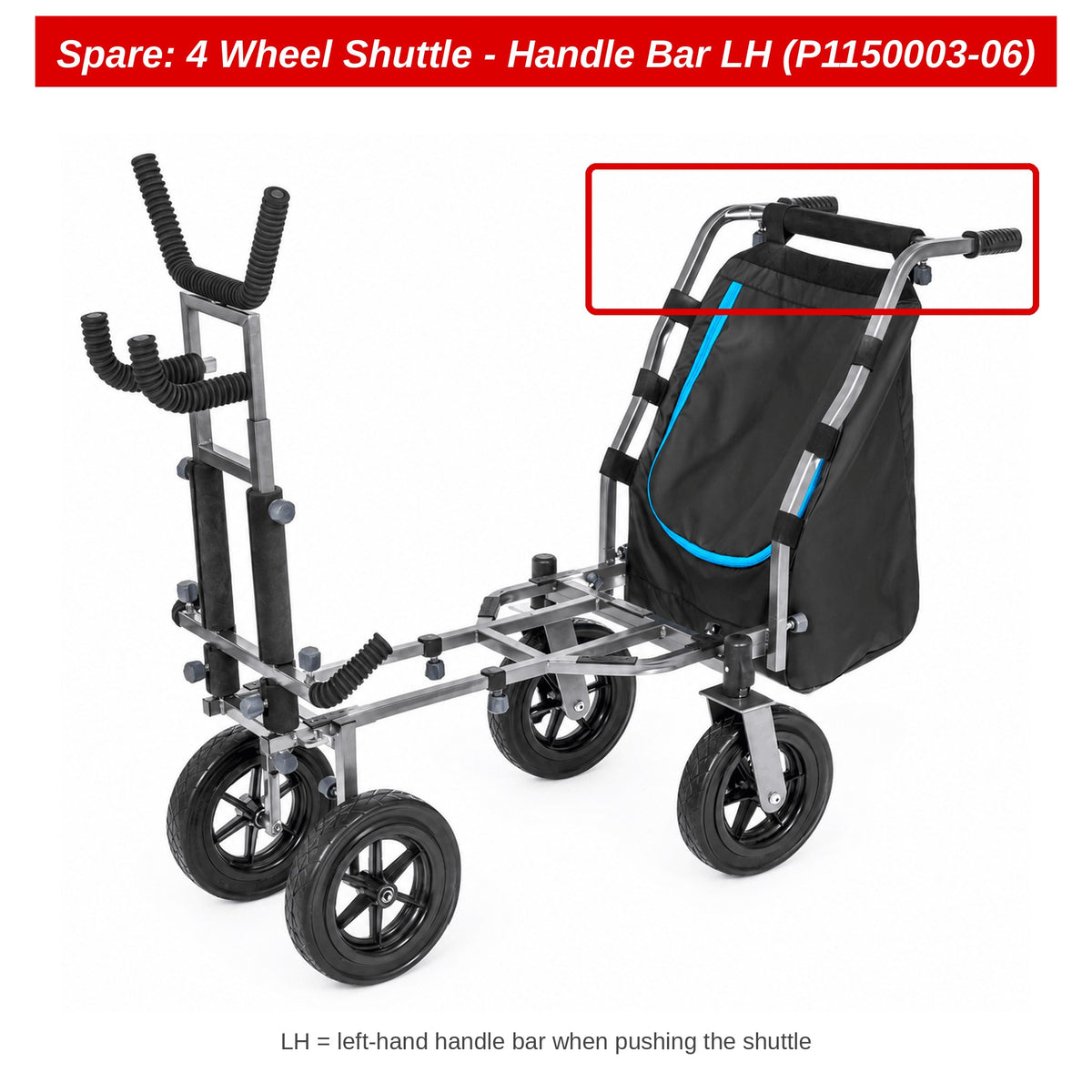 Spare: 4 Wheel Shuttle - Handle Bar LH (P1150003-06)