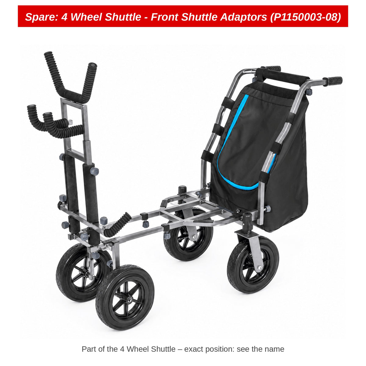 Spare: 4 Wheel Shuttle - Front Shuttle Adaptors (P1150003-08)