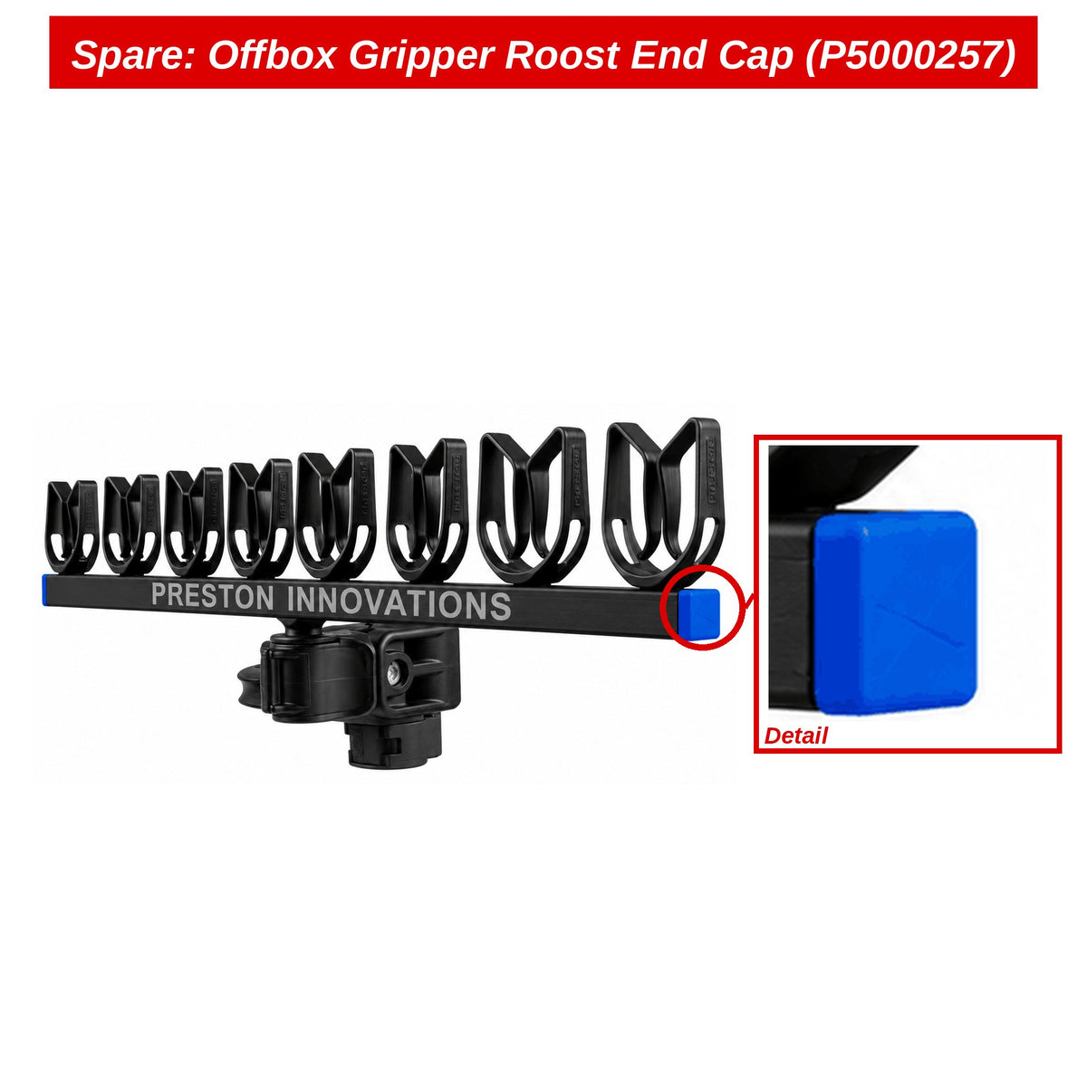 Spare: Offbox Gripper Roost End Cap (P5000257)