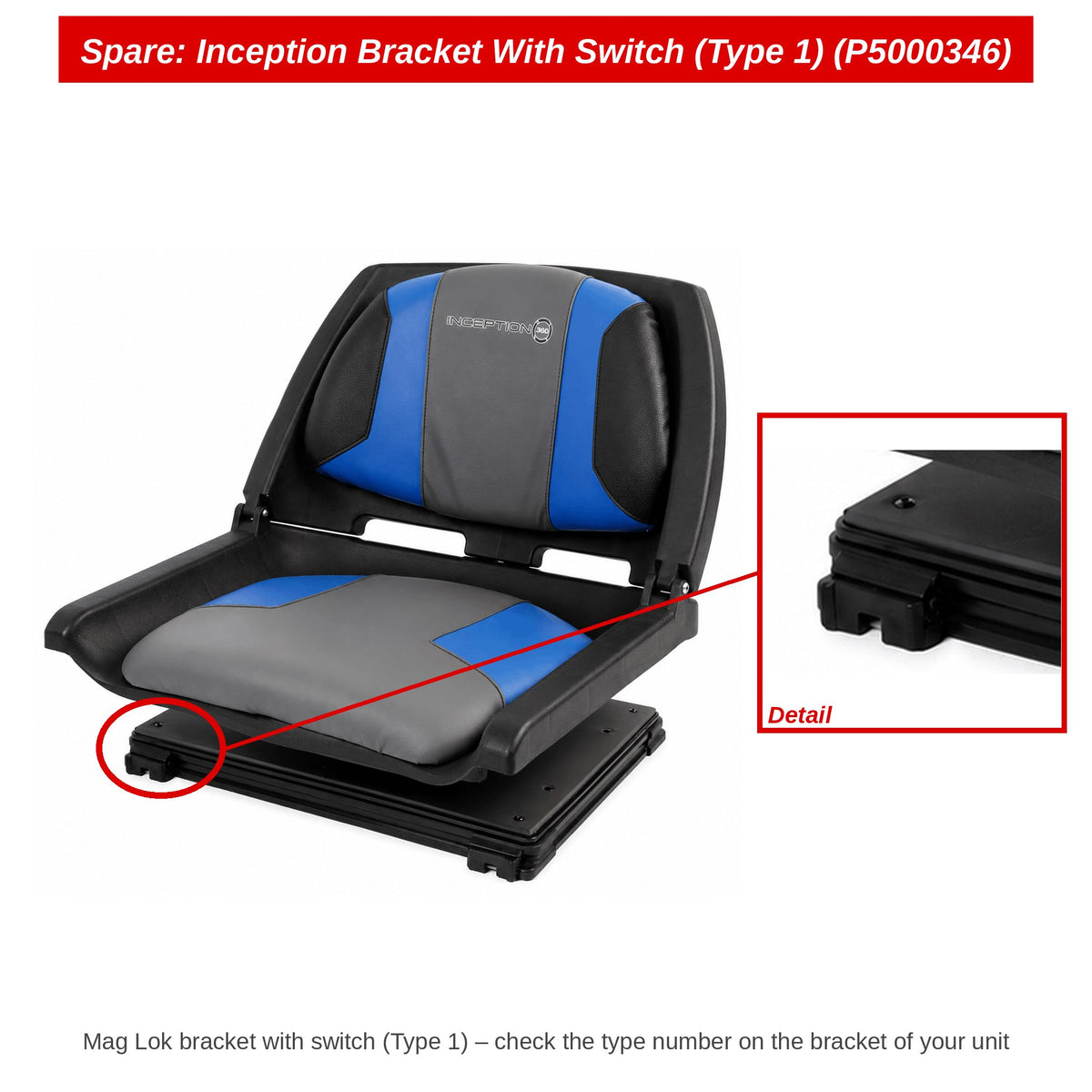 Spare: Inception Bracket With Switch (Type 1) (P5000346)