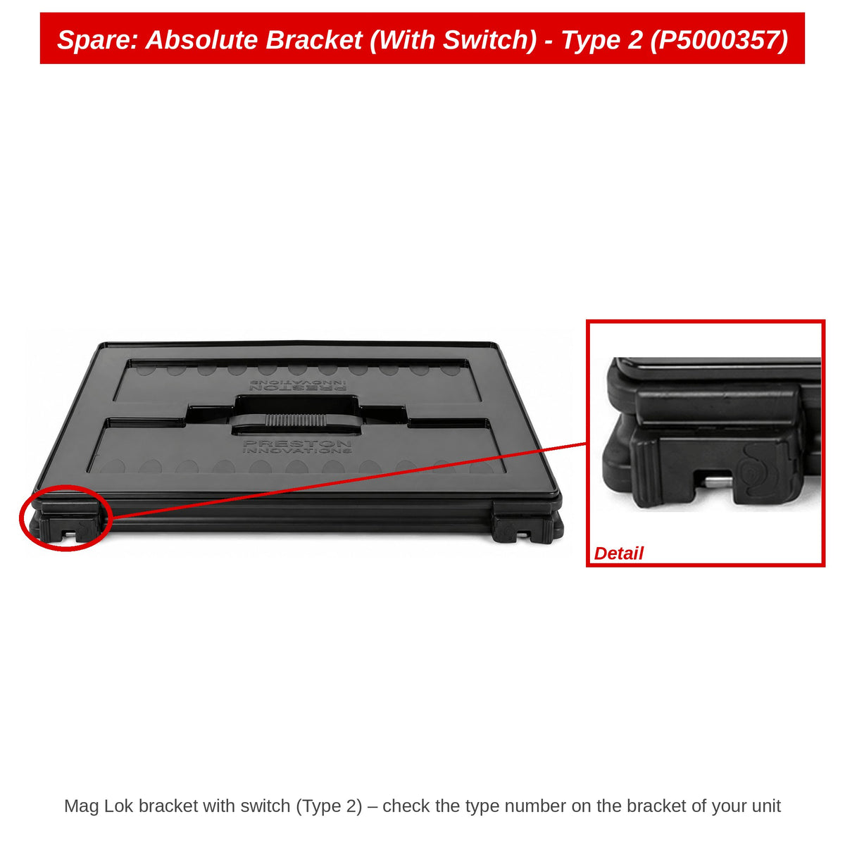 Spare: Absolute Bracket (With Switch) - Type 2 (P5000357)