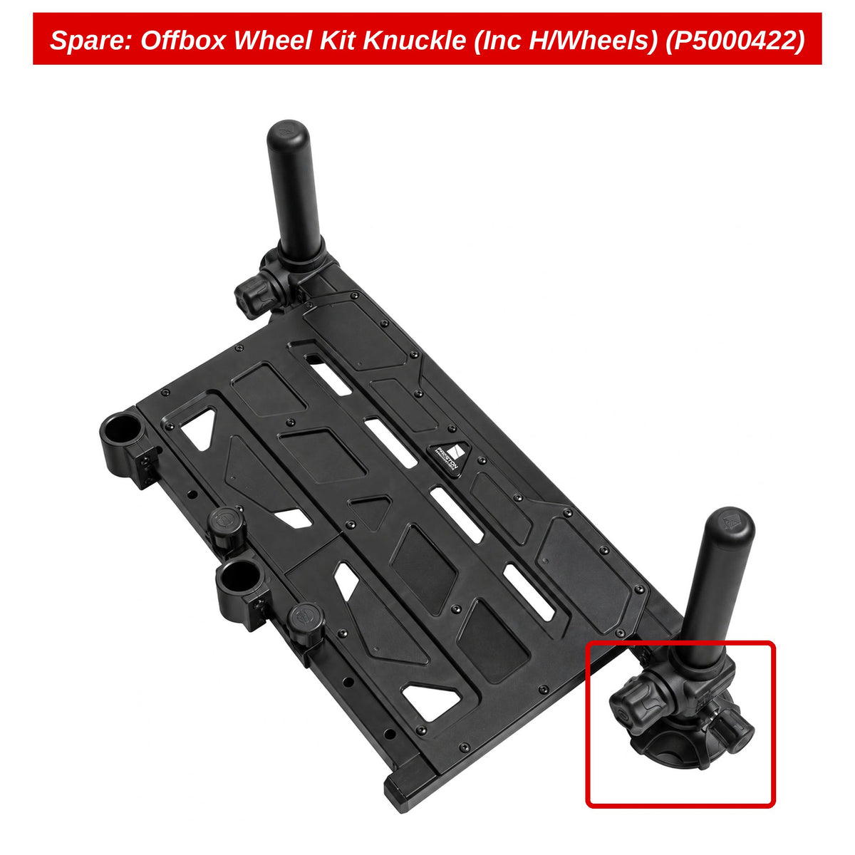 Spare: Offbox Wheel Kit Knuckle (Inc H/Wheels) (P5000422)