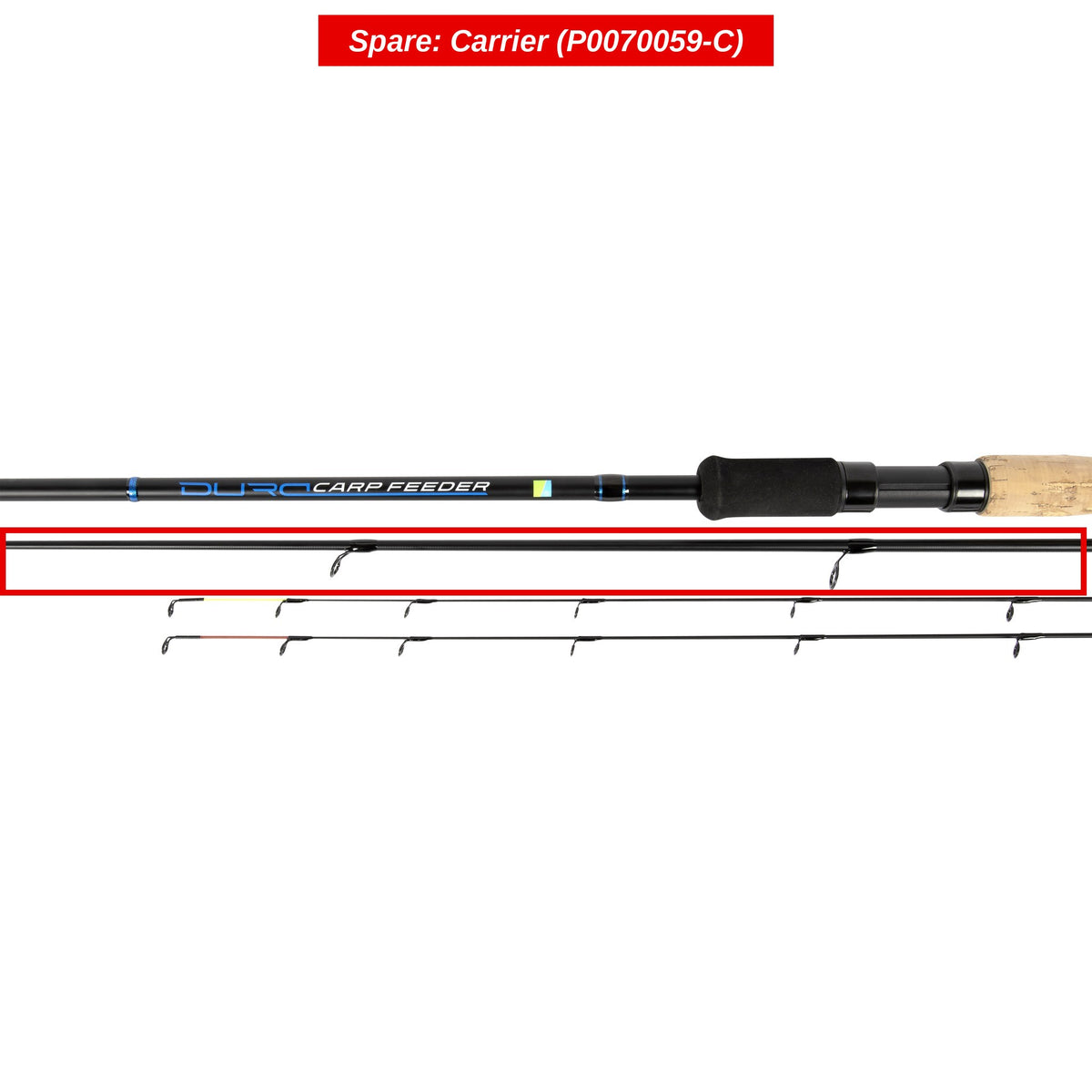 Dura Carp Feeder & Dura Pellet Waggler – Rutenteile (auf Bestellung)
