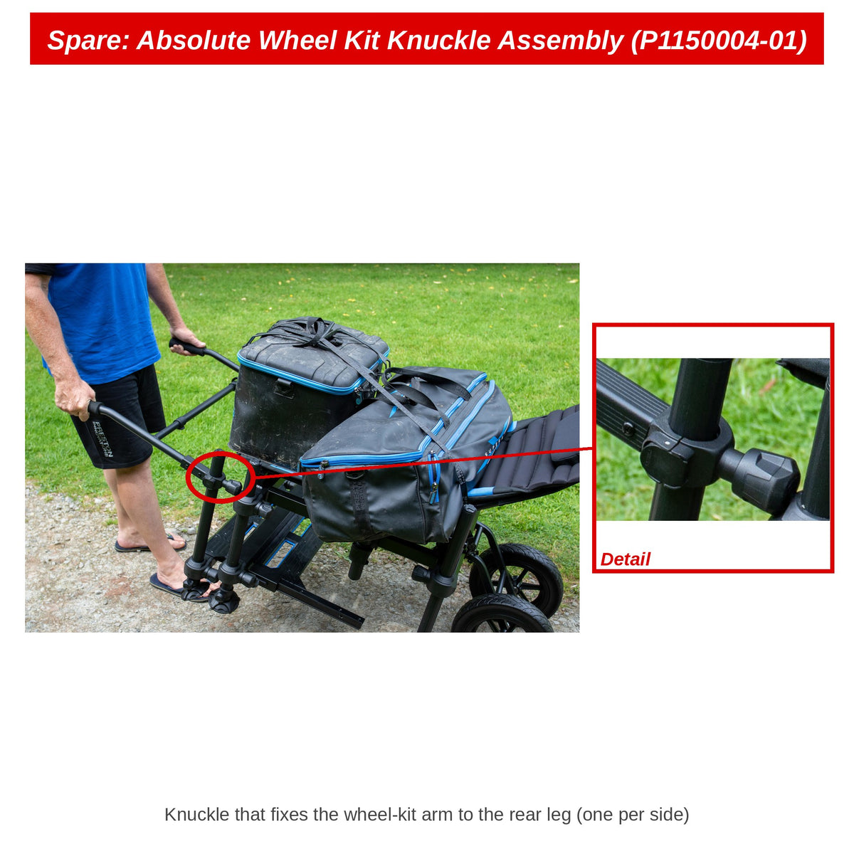 Spare: Absolute Wheel Kit Knuckle Assembly (P1150004-01)