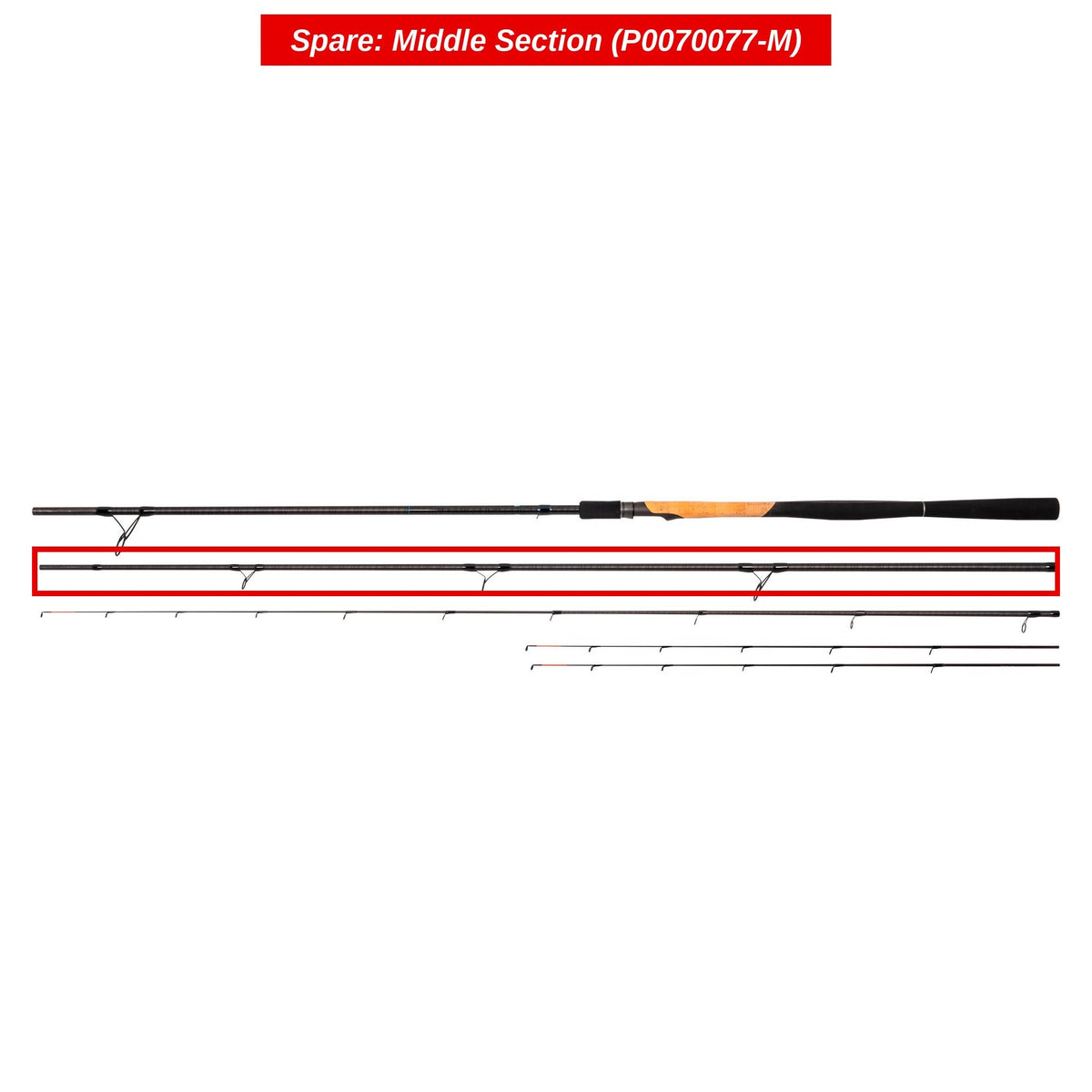Supera X Distance Feeder – Feeder rod sections (to order)