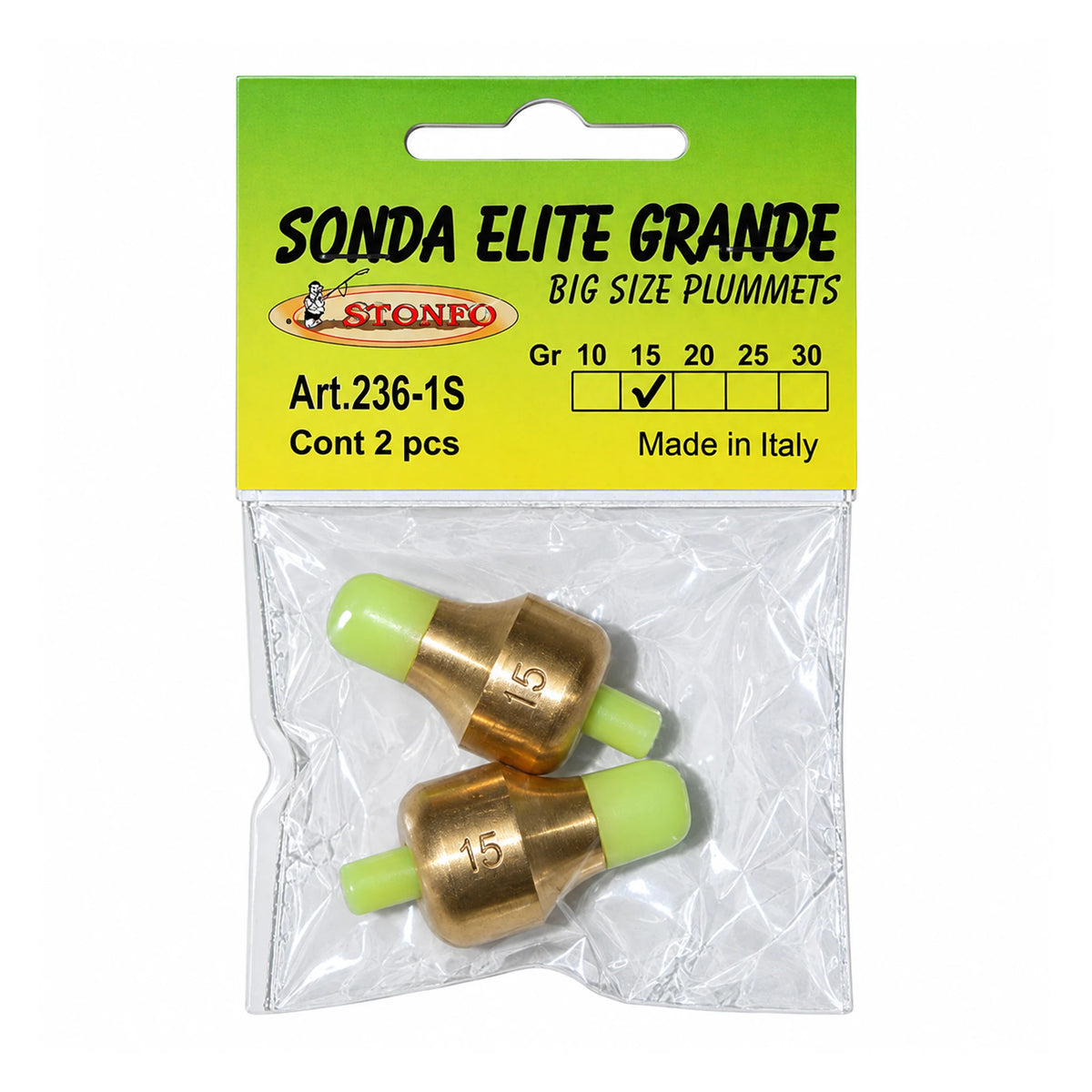 Stonfo Sonda Elite Grande peillood 15 g (2 stuks) in verpakking