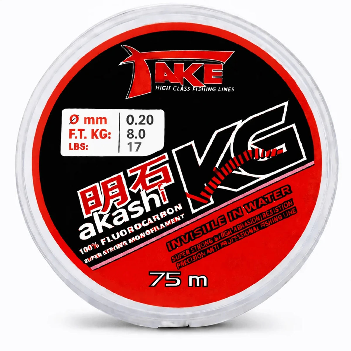 TAKE Akashi Kilo 75 m – nylon vislijn 0,20 mm