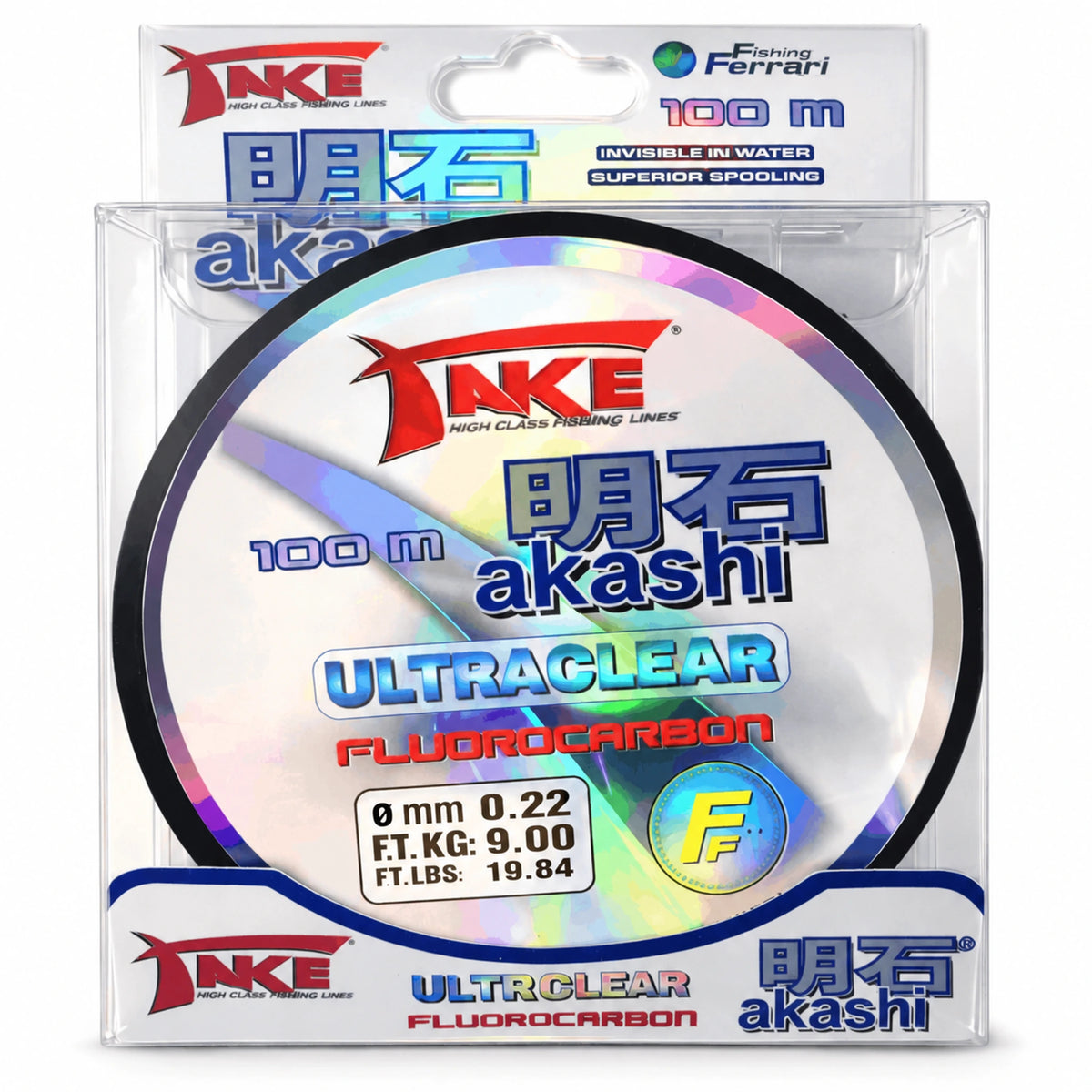 TAKE Akashi Ultraclear 100 m – 0,22 mm
