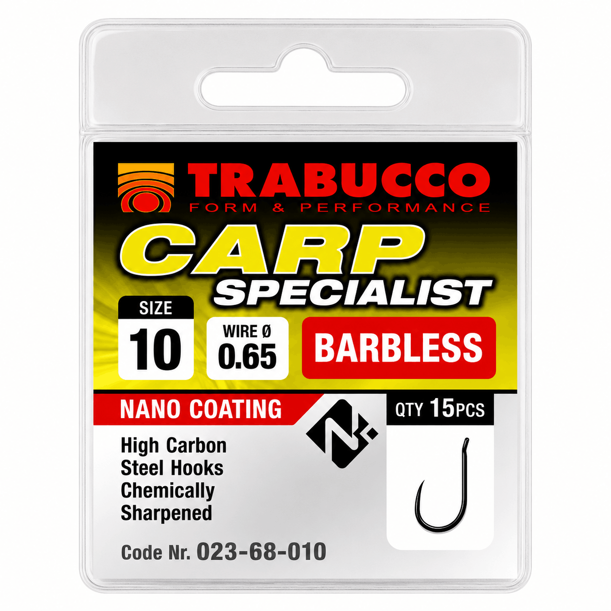 trabucco-carp-specialist-barbless-eyed-size-10