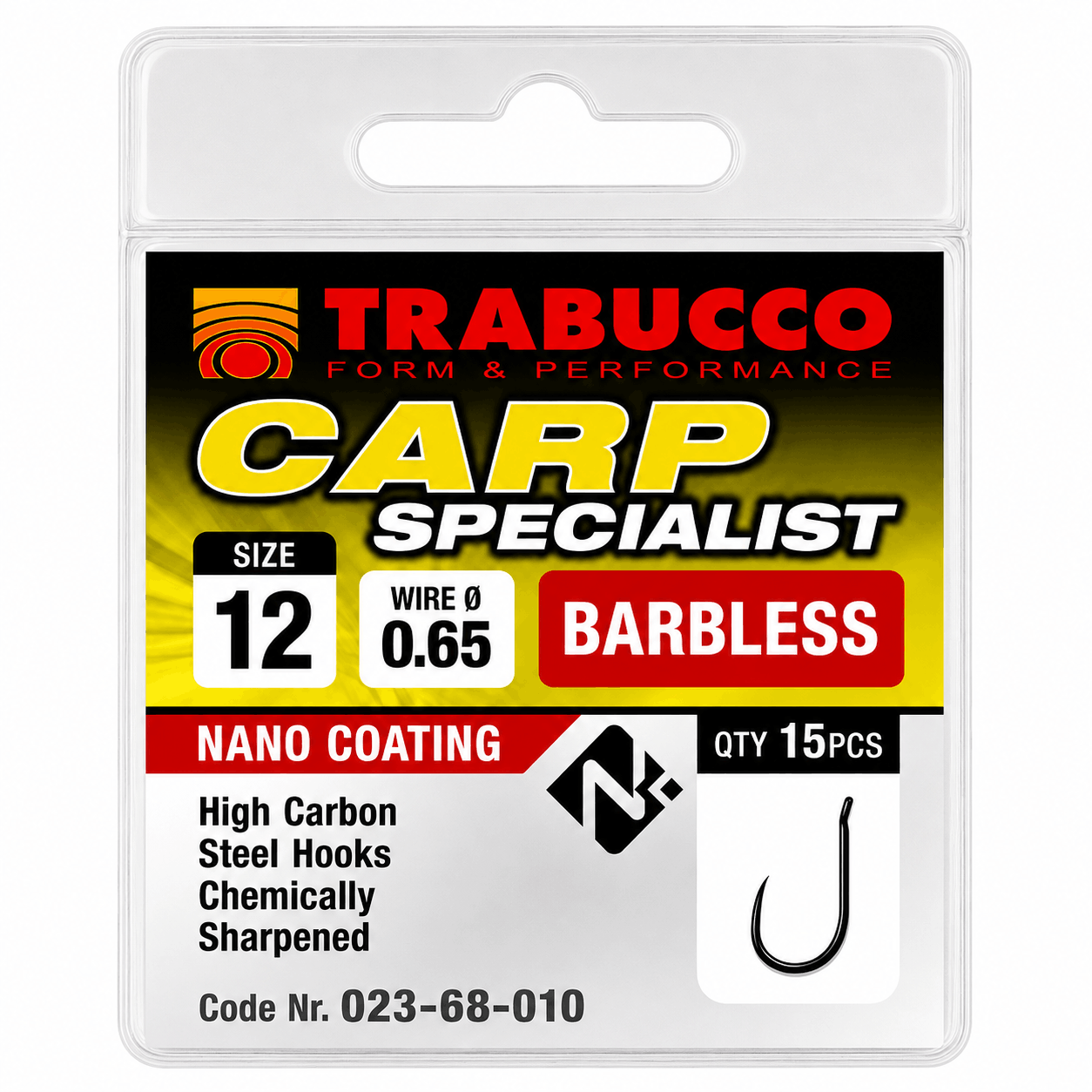 trabucco-carp-specialist-barbless-eyed-size-12