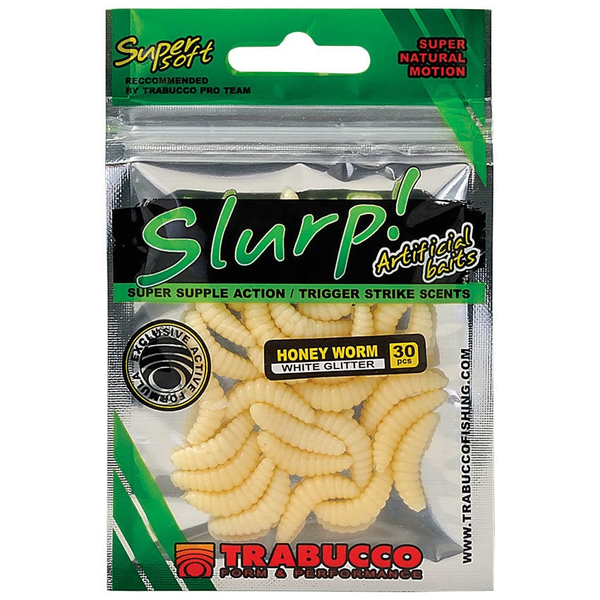 Trabucco slurp honey worm white glitter