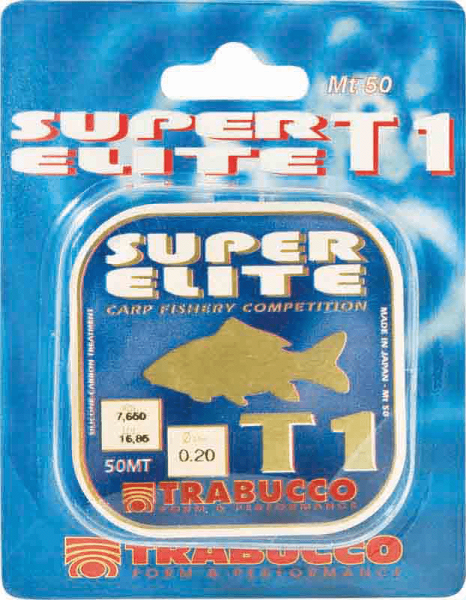 Trabucco Filo Super Elite T1 Altissima Tenuta Al Nodo Per Finali Bobina