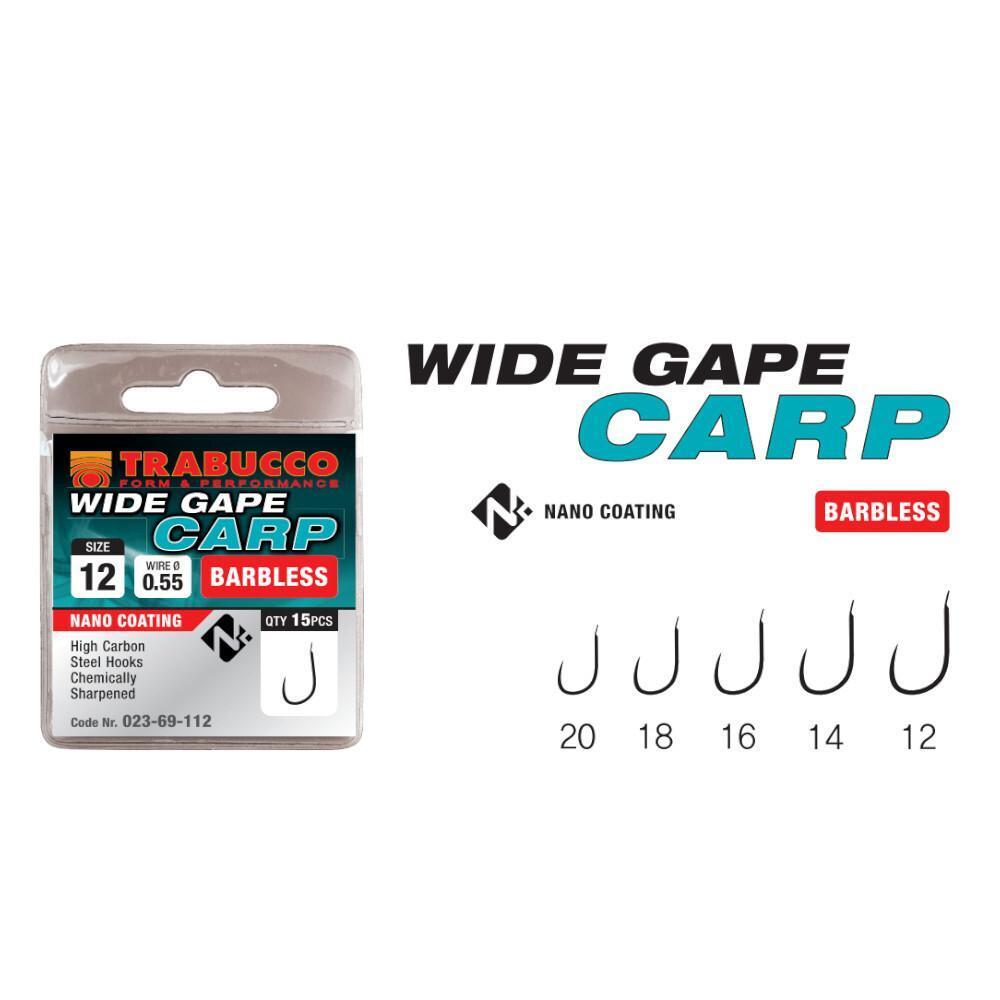 Trabucco wide gape carp barbless