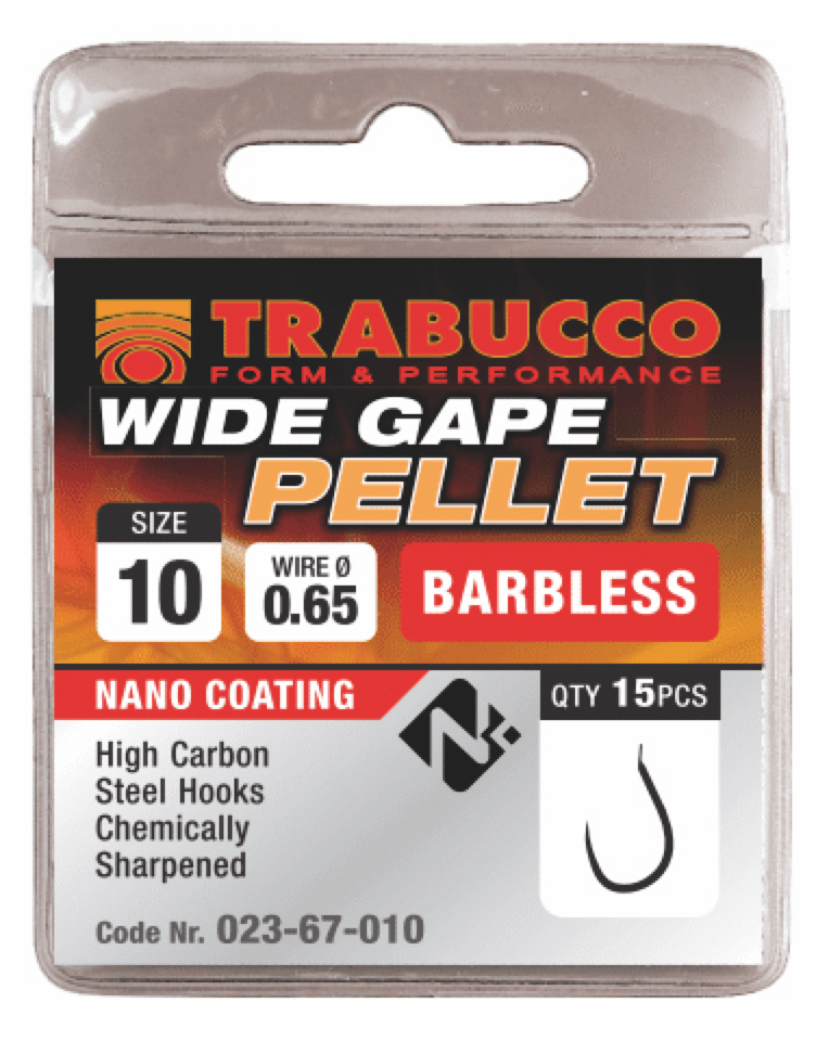 Trabucco wide gape pellet barbless