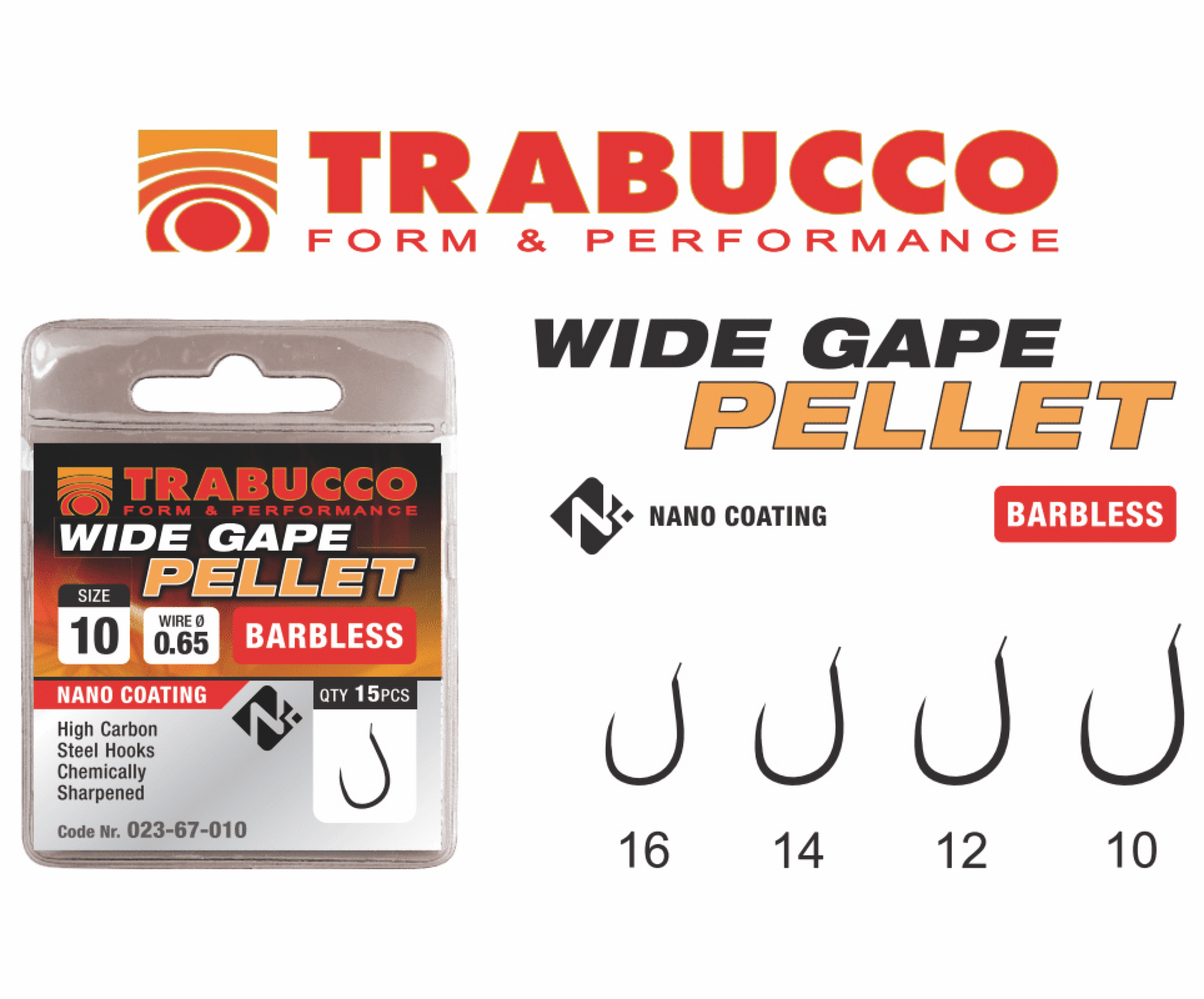 Trabucco wide gape pellet barbless