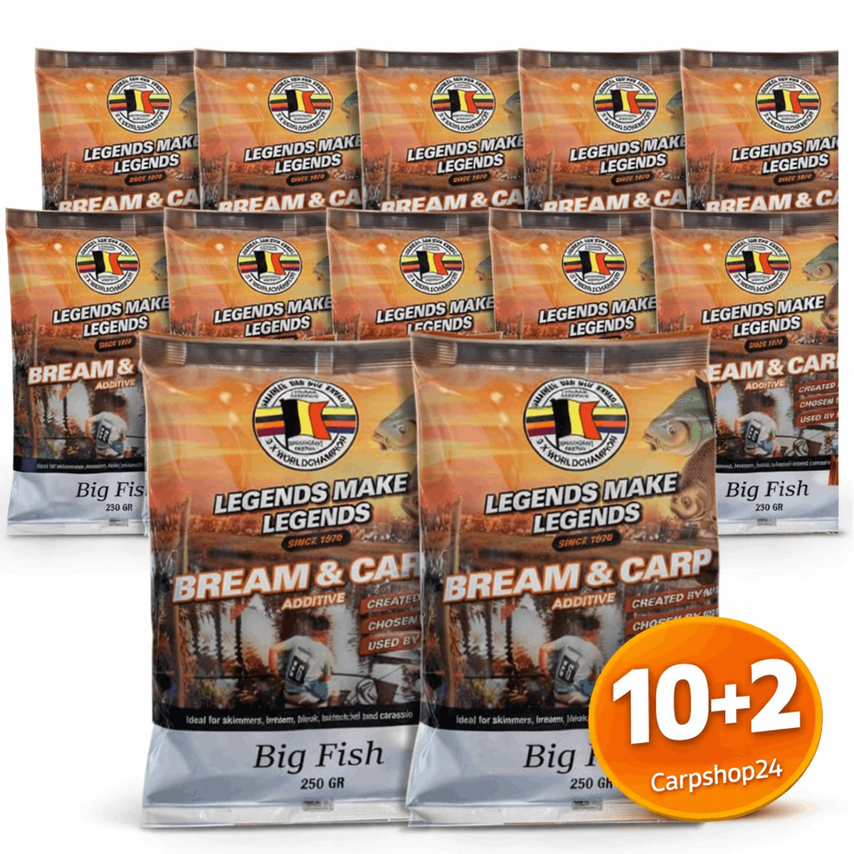 Van Den Eynde Big Fish 250 g – zakken bij de 10+2-pakketdeal