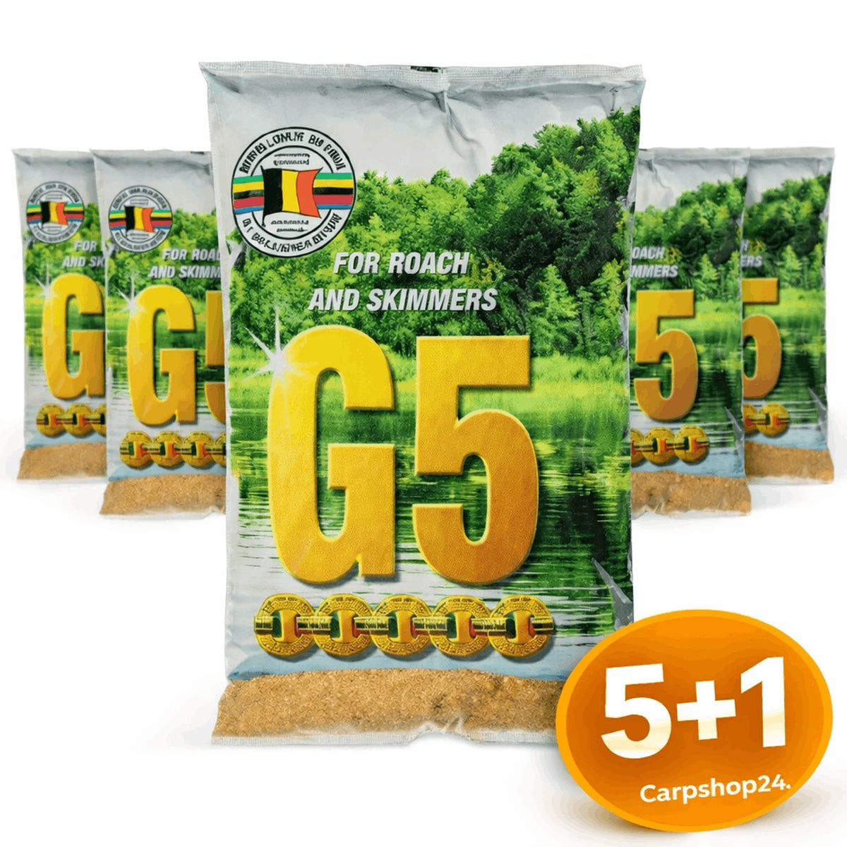 Van Den Eynde G5 2 kg grondvoer – verpakkingen bij de 5+1-pakketdeal