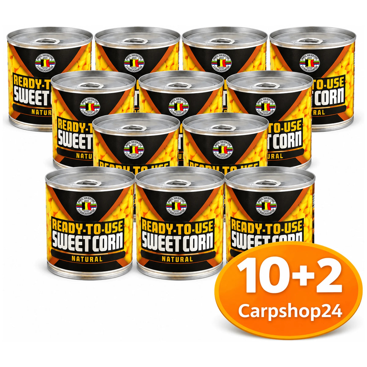 Twaalf blikken Marcel Van Den Eynde Ready to Use Sweet Corn Natural 150 g