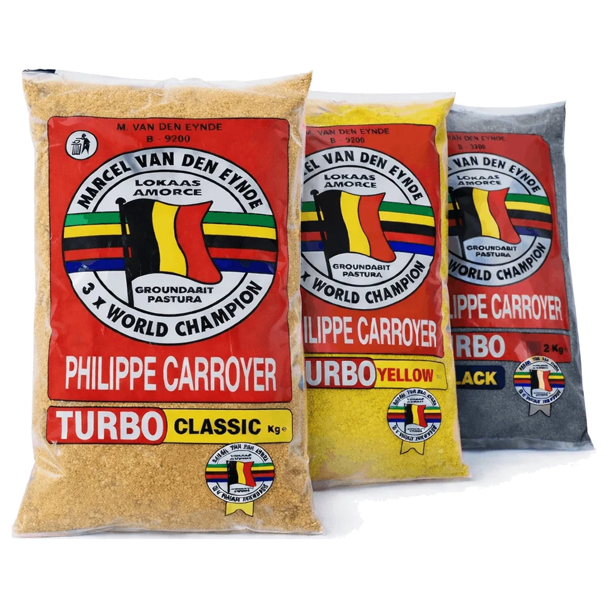 Marcel Van Den Eynde Turbo 2kg varianten Classic, Yellow en Black