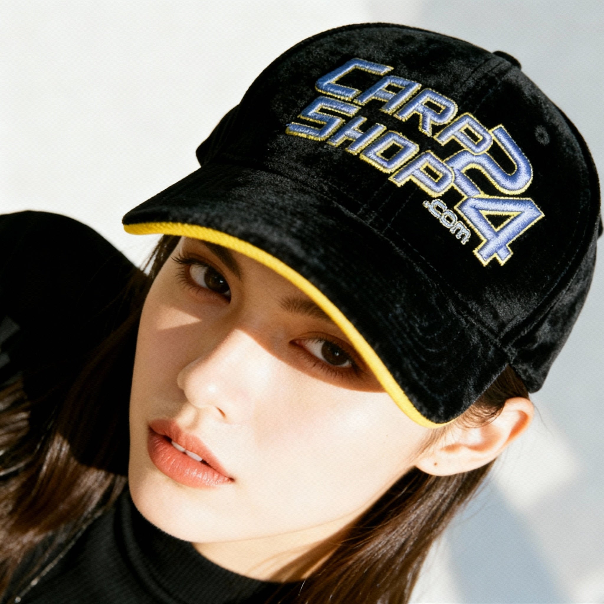 CARPSHOP24 100% VELVET BLACK CAP