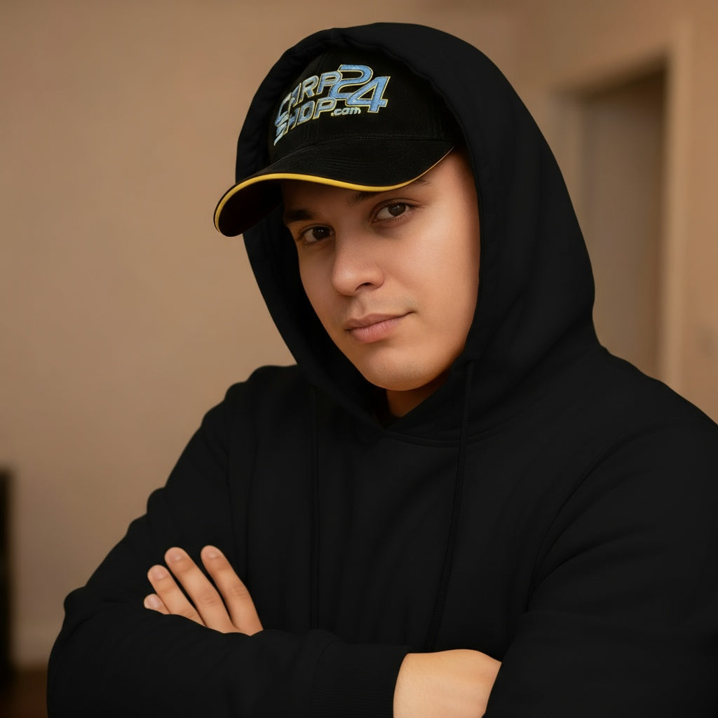 CARPSHOP24 100% VELVET BLACK CAP