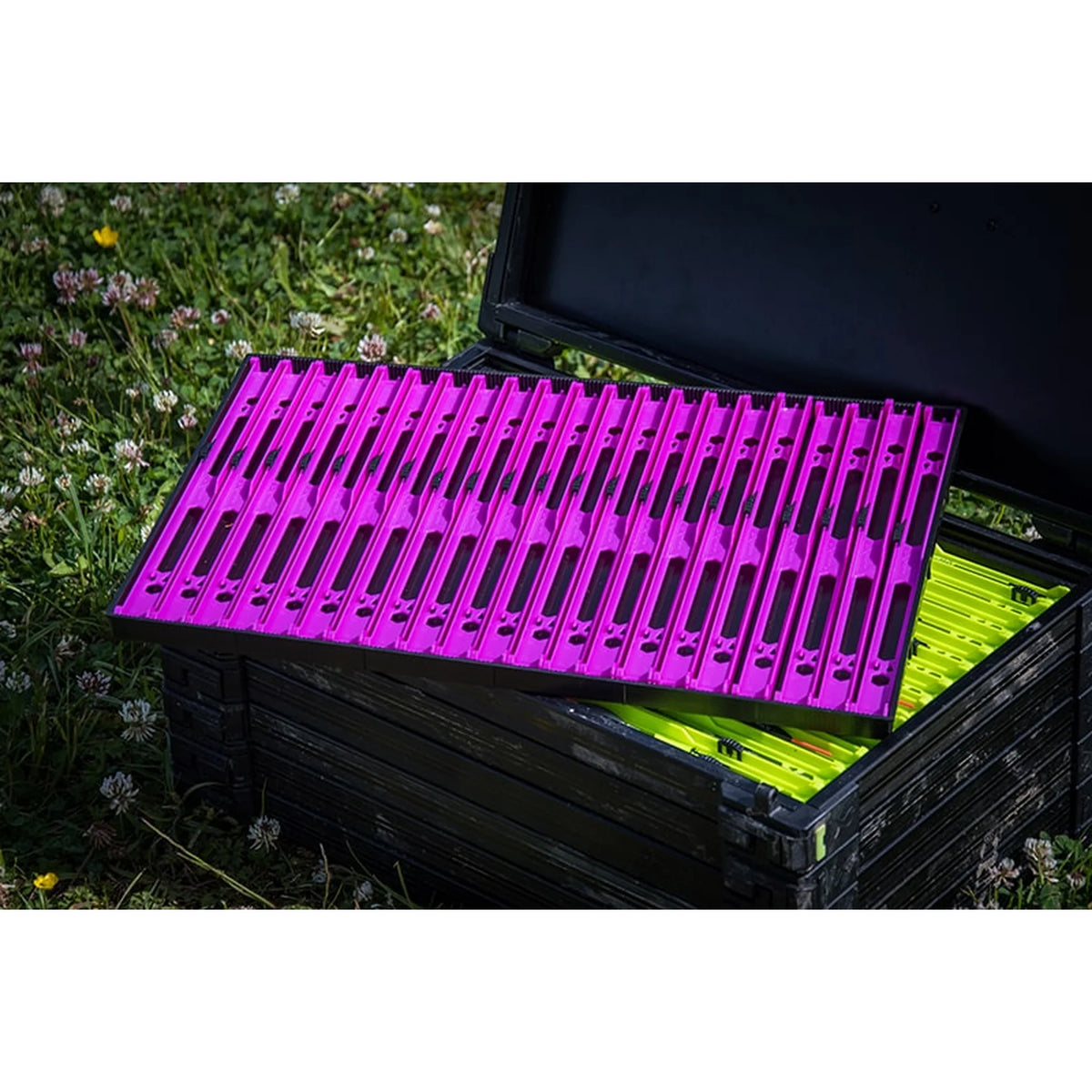 Matrix Pole Winders Loaded Tray 26 cm paars met 21 tuigenplankjes