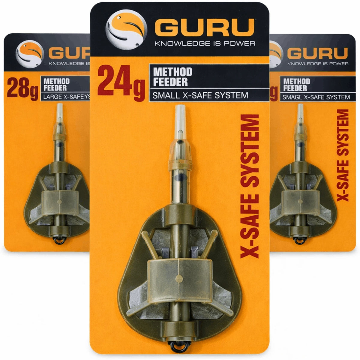 Guru Method Feeder X-Safe System in verschillende maten en gewichten