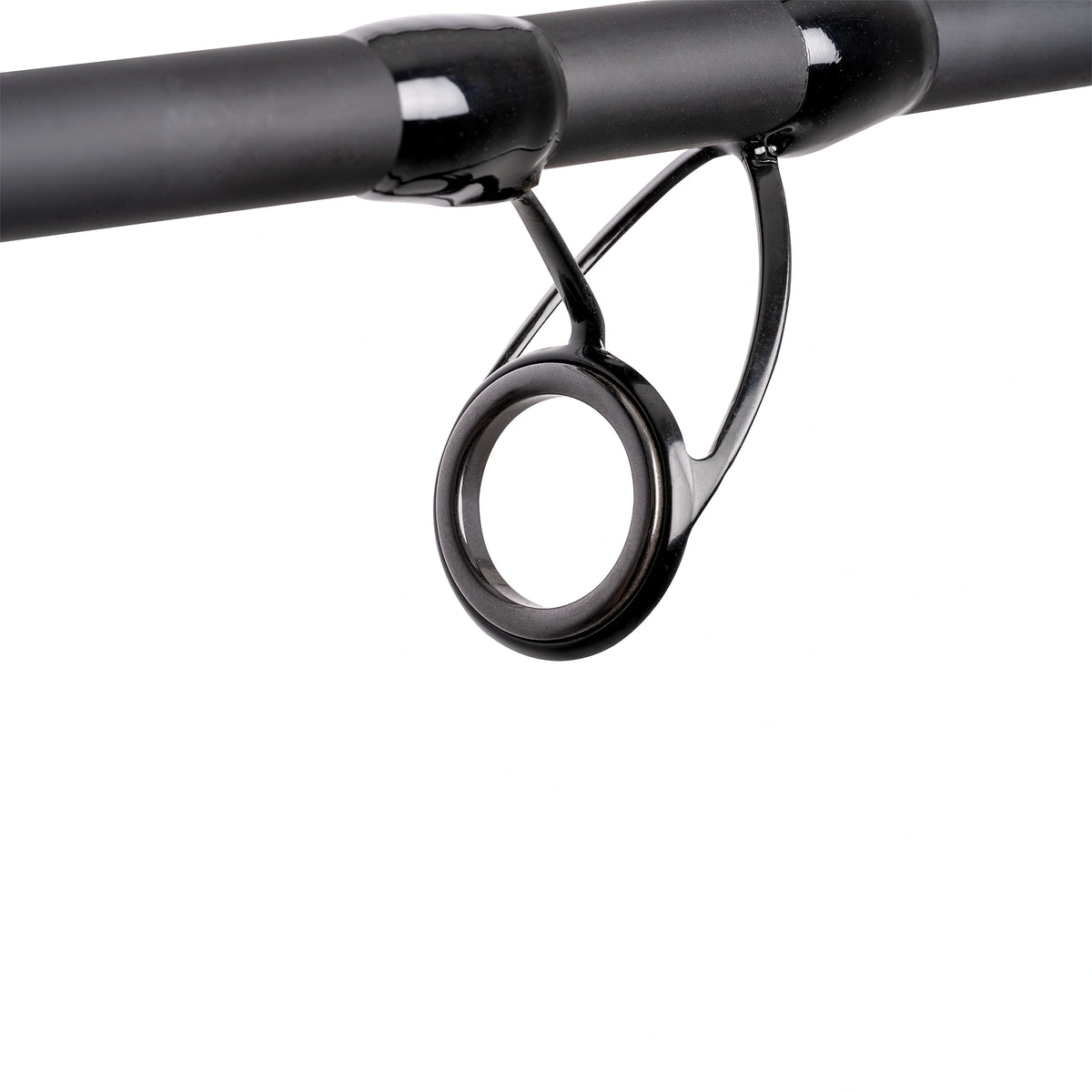 Zebco Feeder Combo – detail van het dubbele frame en de binnenring van het geleideoog