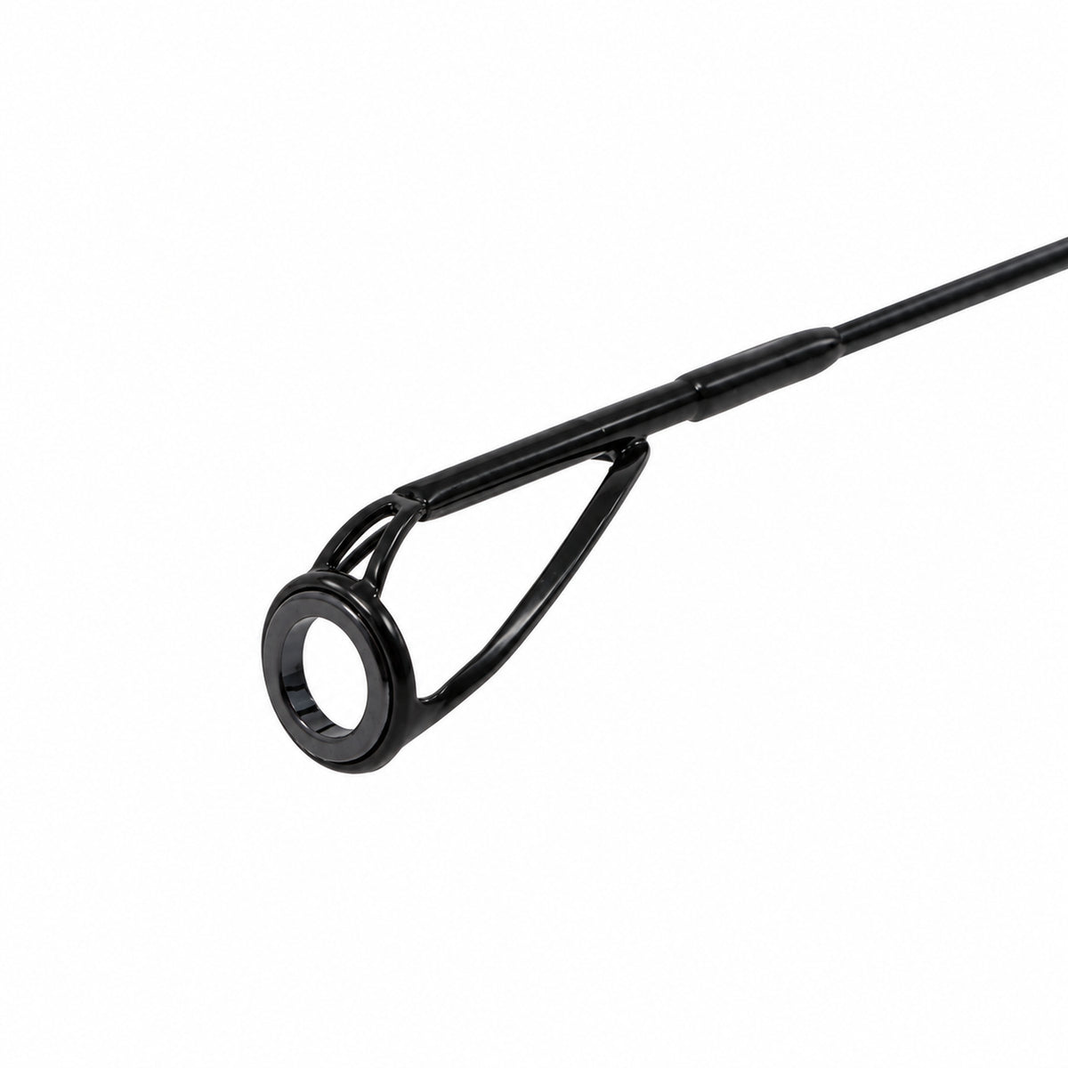 Zebco Ambition Allrounder 3.30m – topoog met donkere ringinleg en gebogen steunarmen aan de hengeltop