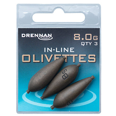 drennan in-line olivettes 8g