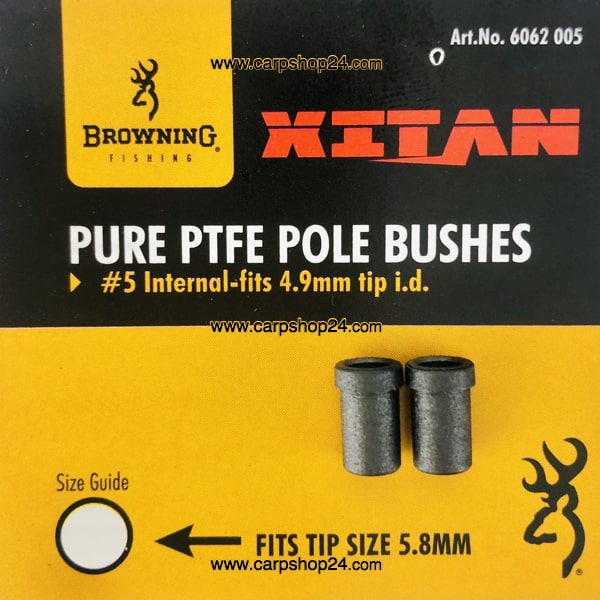 Browning Xitan Pure PTFE Pole Bushes Binnenbussen 5 6062005