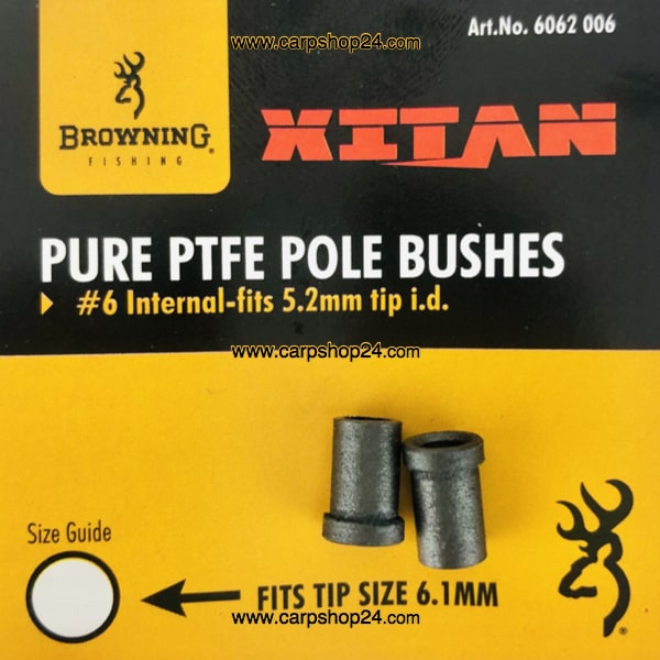 Browning Xitan Pure PTFE Pole Bushes Binnenbussen 6 6062006
