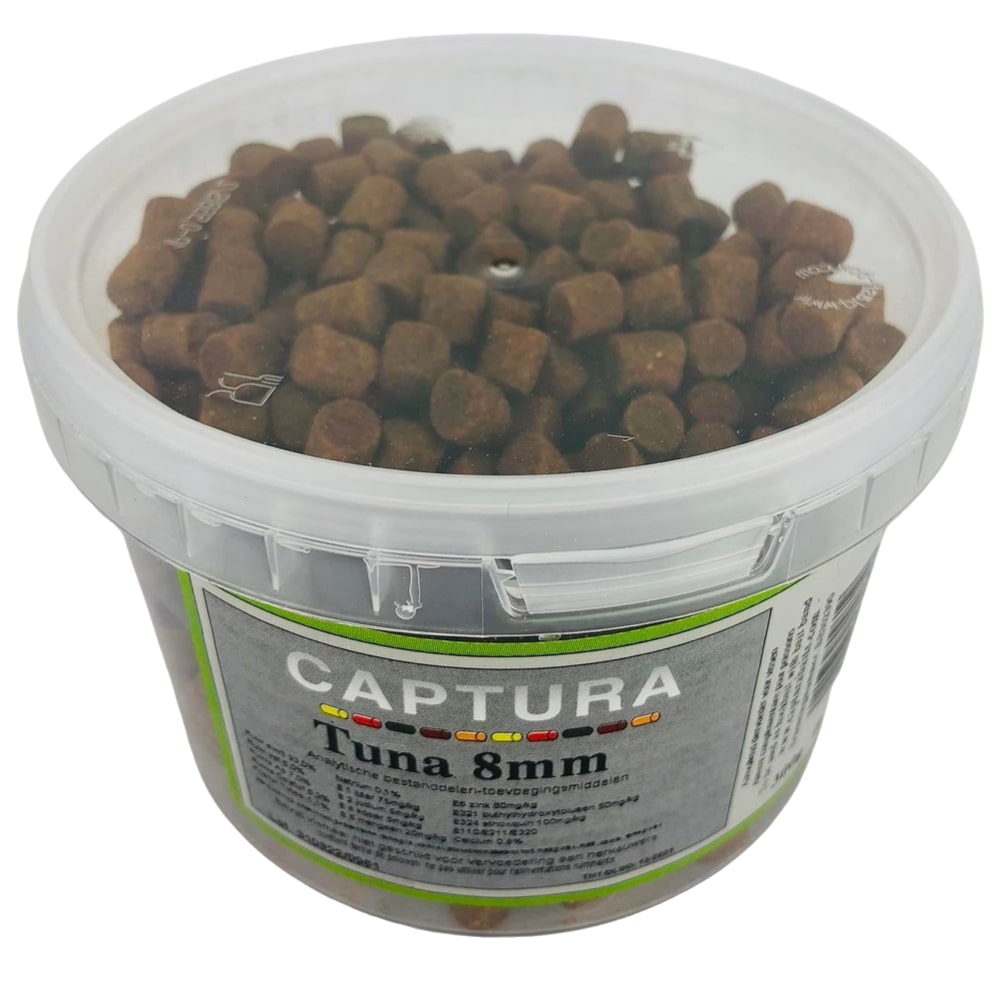 captura flavoured pellets 300g bait band tuna tonijn