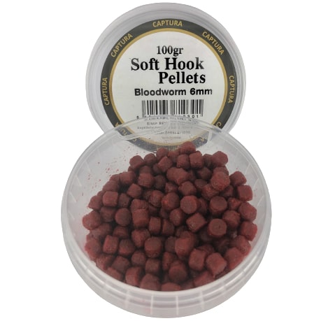 Captura Soft hook pellets bloodworm 6mm
