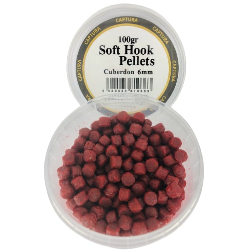 Captura Soft hook pellets cuberdon 6mm