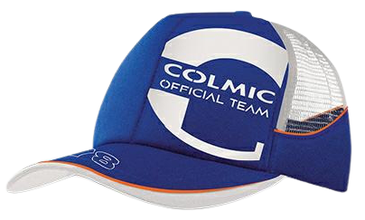 Chapeau Colmic En Coton MULTILOGO CAP - Neuf Avec étiquettes, Pêche
