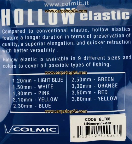 Colmic Hollow Elastic Holle Elastiek 5m 