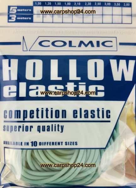 Colmic Hollow Elastic Holle Elastiek 5m Blue Blauw 2.3mm ELT07