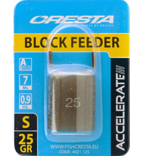 Cresta Accelerate Block Feeders Small 25g 4021-125