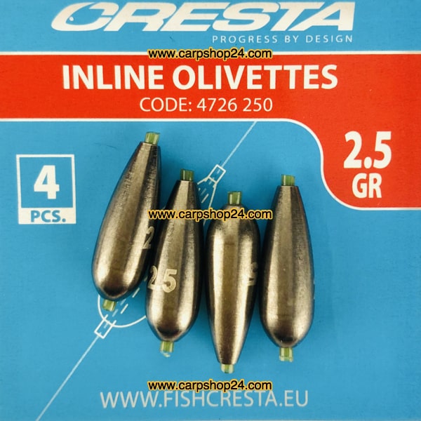 Cresta Inline Olivettes 2.5g 4736-250