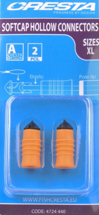 Cresta Soft Cap Hollow Connectors XL Oranje 4724-440