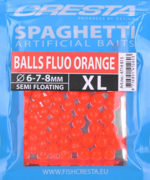 Cresta Spaghetti Balls XL Fluo Orange 4714-813