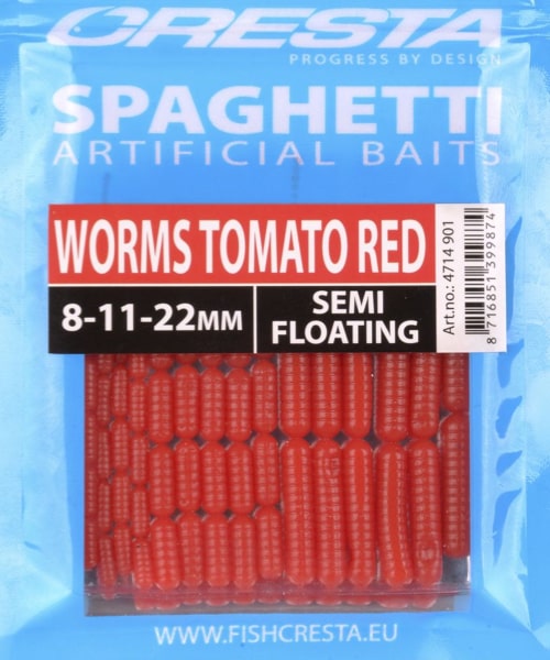 Cresta Spaghetti Worms Tomato Red 4714-901