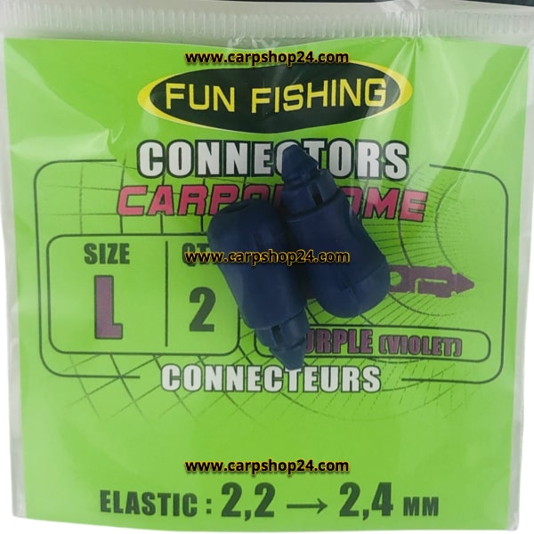 Fun Fishing Connectors Purple L 44521830